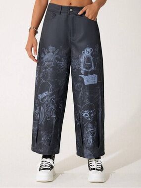 BRAND NEW GAWX x SHEIN LIMITED PANTS LOOSE OVERSIZED FIT SMALL